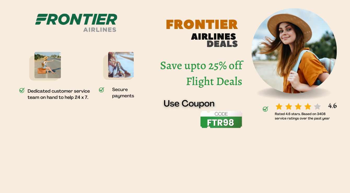 Frontier Airlines Flights (F9)- Booking Trolley