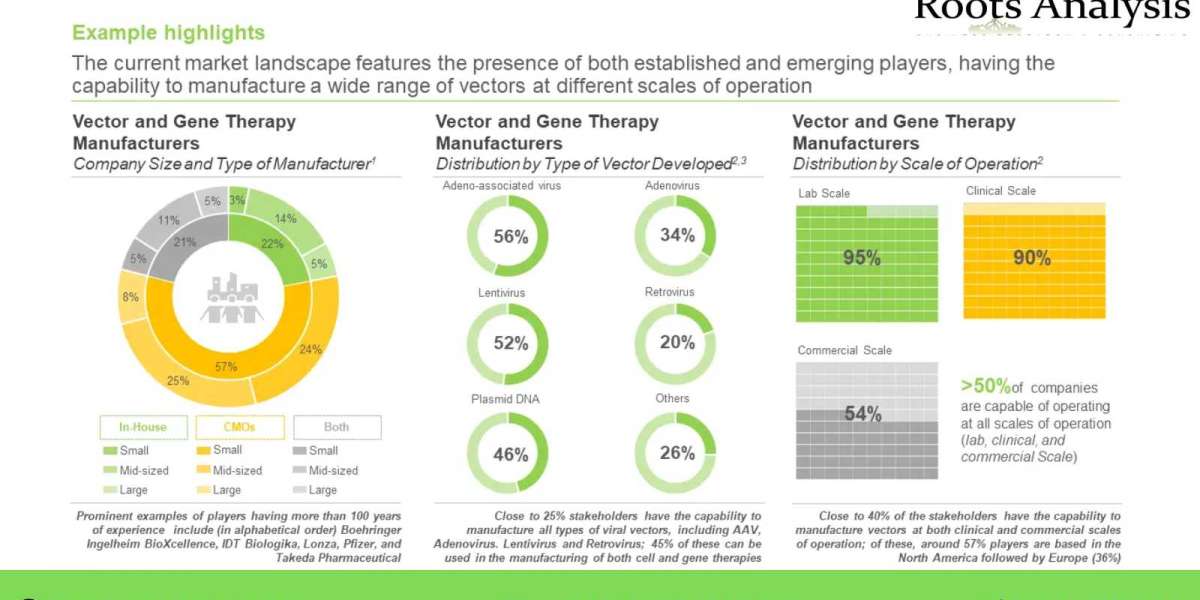 Viral Vector, Non-Viral Vector and Gene Therapy Manufacturing market Analysis and Trends by 2022-2035