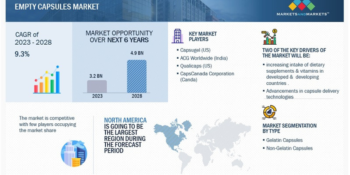 $4.9 Billion Forecasted for the Empty Capsules Market by 2028