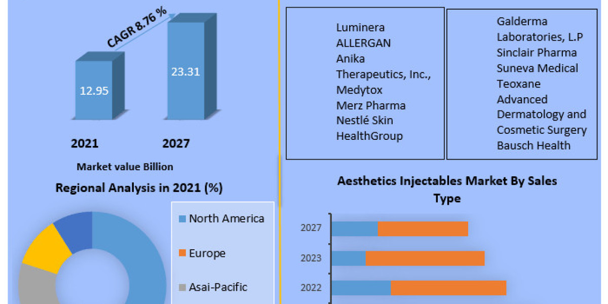 Aesthetics Injectables Market Business Overview, Industry Share, Size, Consumption Analysis, Future Trends, Top Key Manu