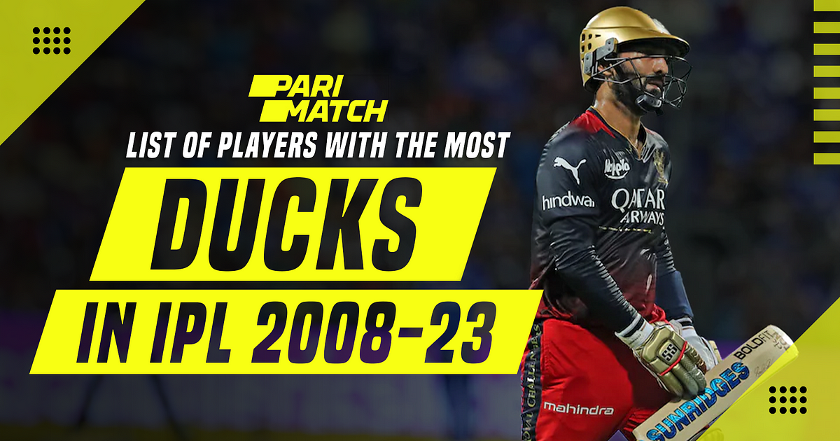 List of Players with the Most Ducks in IPL 2008–2023 | by Parimatch | Jan, 2024 | Medium