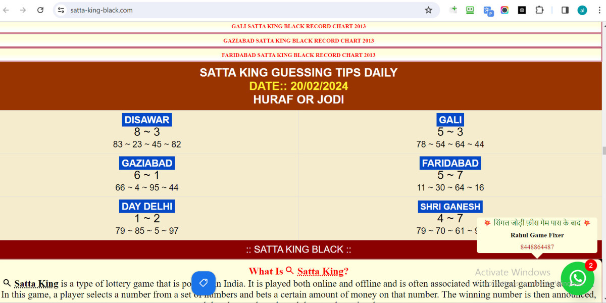 Unraveling the Enigma of Satta: A Deep Dive into the World of Gambling