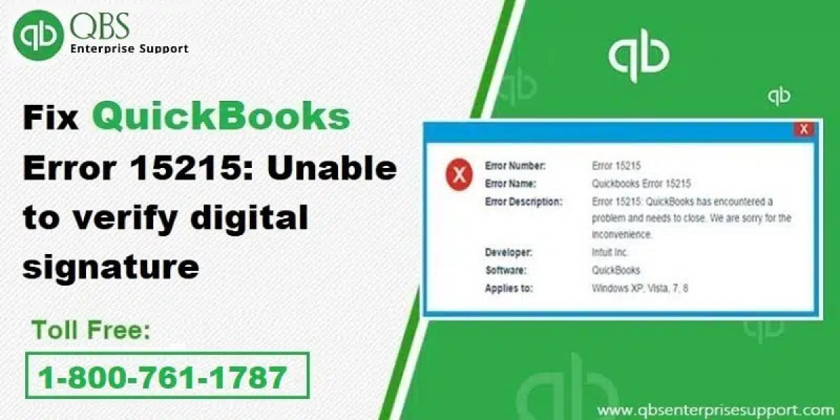 Learn to Fix QuickBooks Maintenance Release Error 15215
