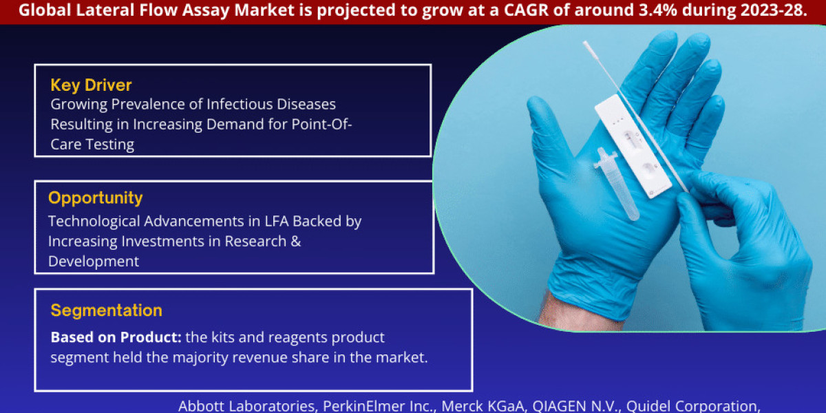 Lateral Flow Assay Market Achieves USD 9.3 billion in 2022 , Eyes 3.4% CAGR Surge Until 2028