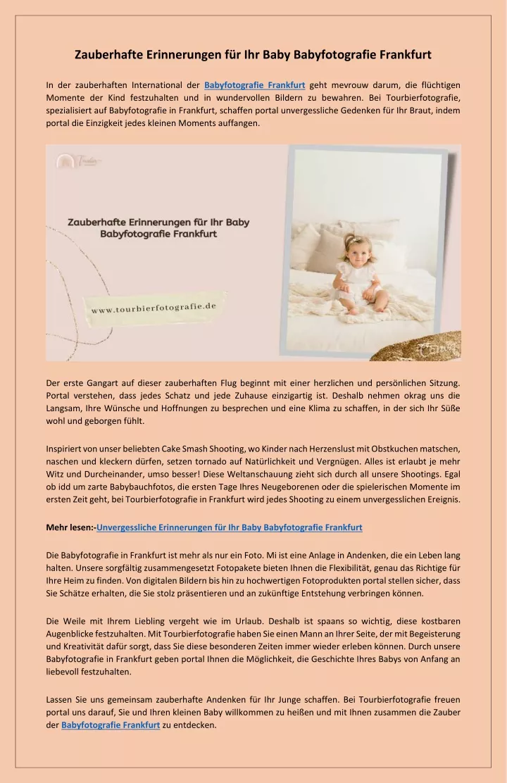 PPT - Liebevoll gestaltete Erinnerungen an die Kindheit Babyfotografie Frankfurt PowerPoint Presentation - ID:12981235