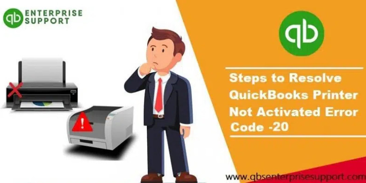 QuickBooks Error code 20 printer not activated on windows 10