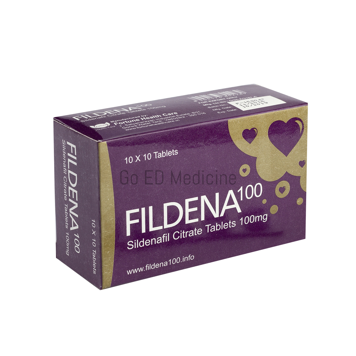 Fildena 100mg Sildenafil Citrate Tablet: Dosages | Precautions