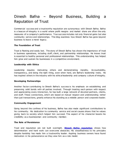 Dinesh Bafna_ Beyond Business, Building a Reputation of Trust.pdf