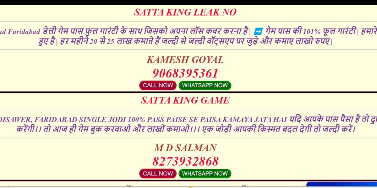 Unraveling the Excitement of Satta: A Journey into Online Betting