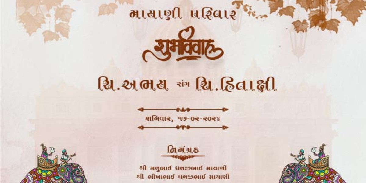 Make Modern Kankotri Gujarati Wedding Card