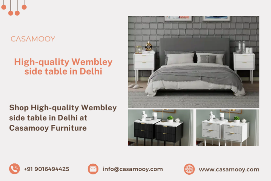 Shop High-quality Wembley side table in Delhi at Casamooy Furniture