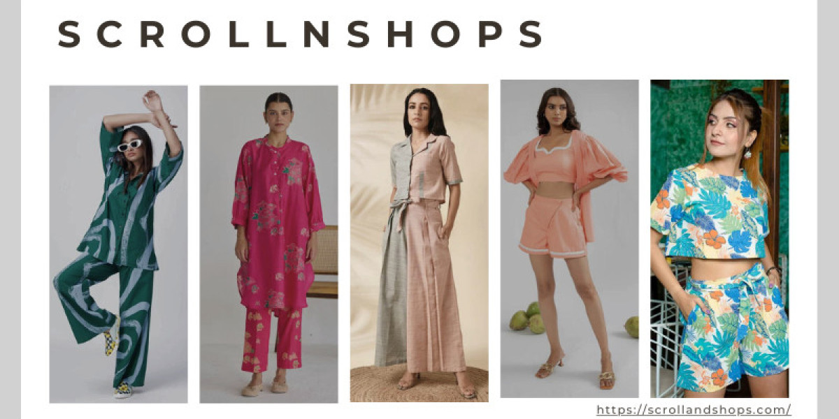 Designer Co-ord Set For Women At ScrollnShops