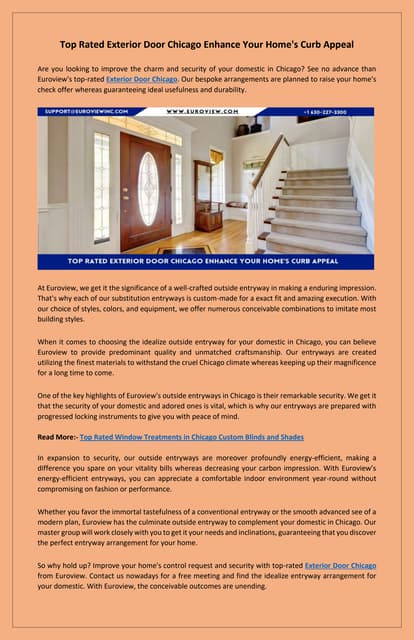 Quality Exterior Door Chicago Secure and Stylish Solutions | PDF