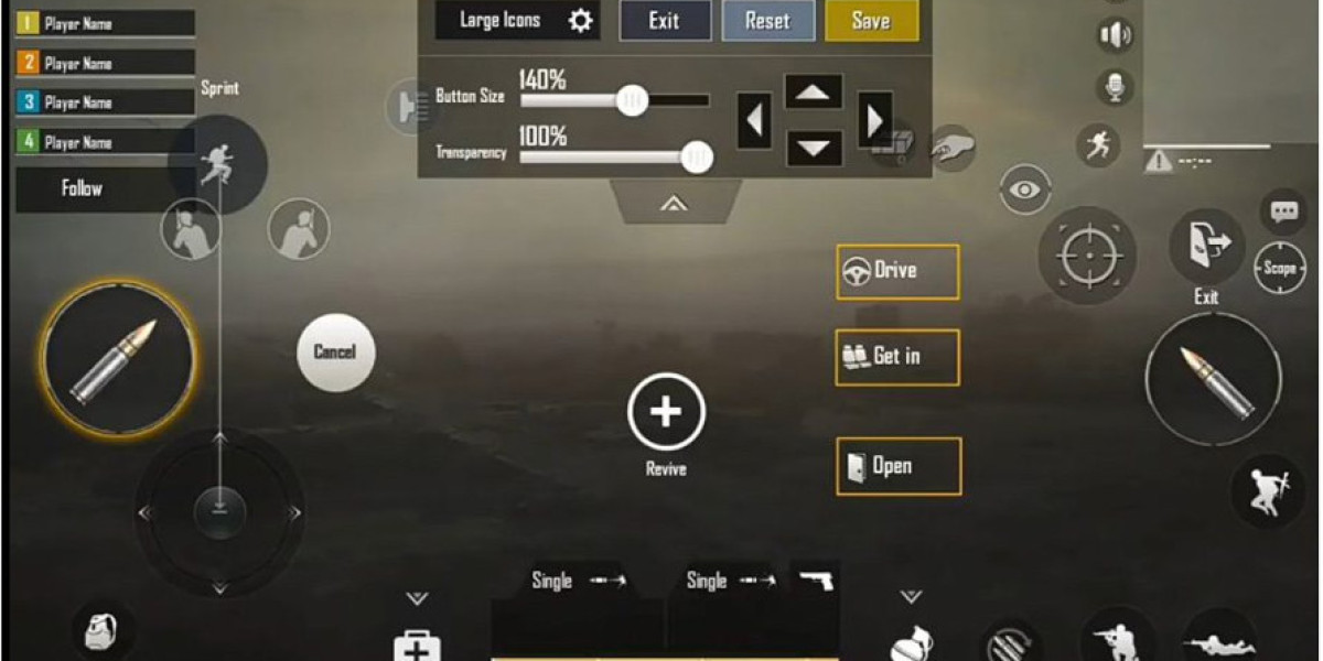 Four-Finger Claw Layout for PUBG Mobile