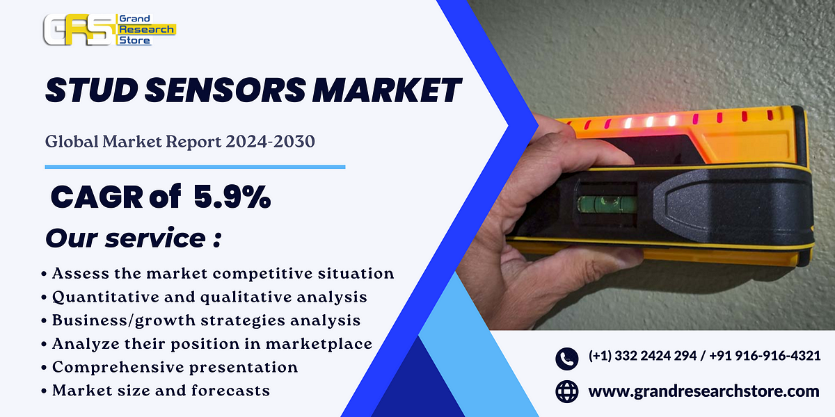 Stud Sensors Market, Global Outlook and Forecast 2024–2030 - Naikdipti - Medium