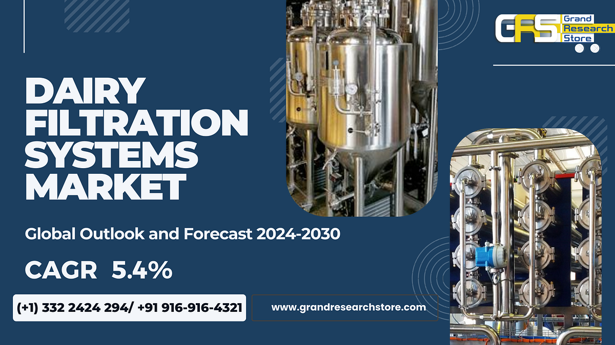 Dairy Filtration Systems Market, Global Outlook and Forecast 2024–2030 | by Naikdipti | Jul, 2024 | Medium