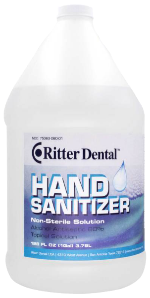 1 Gallon Liquid Hand Sanitizer- ritterimplants