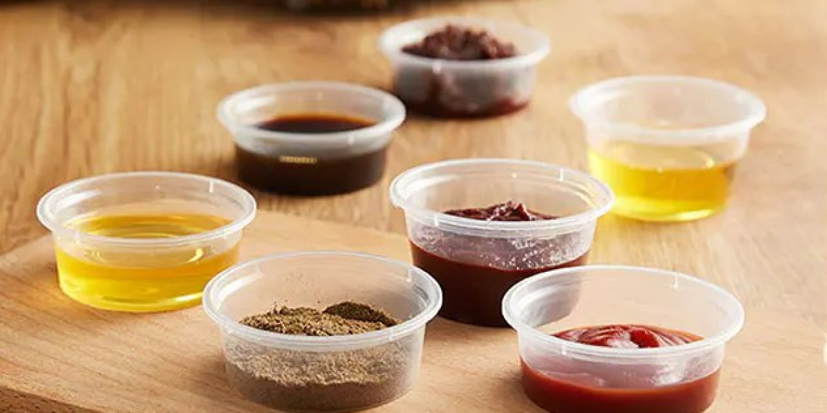 A new eco-friendly option: compostable sauce cups