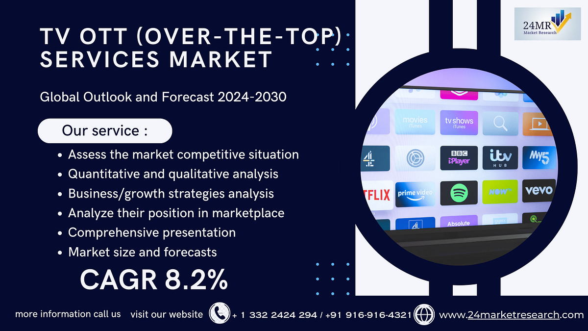 TV OTT (over-the-top) Services Market, Global Outlook and Forecast 2024–2030 | by Naikdipti | Jul, 2024 | Medium