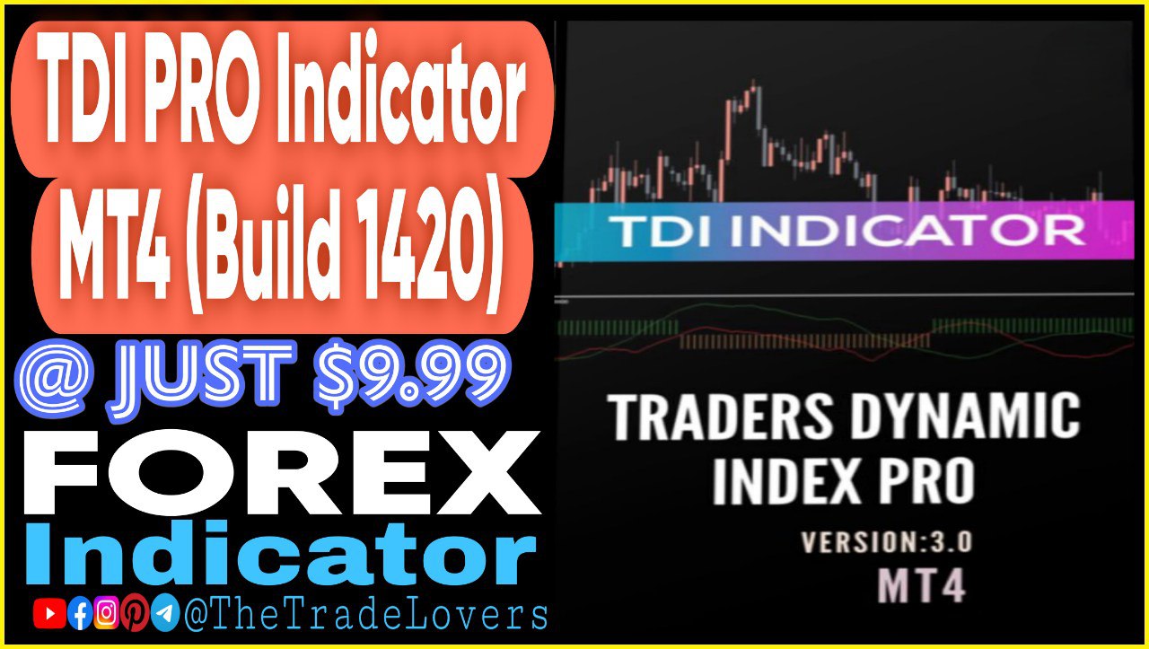 Traders Dynamic Index Pro Indicator MT4 (Works on Build 1420) | Forex MT4 Indicators - Payhip