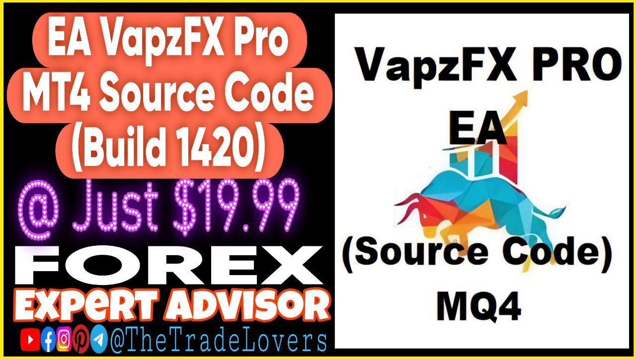 VapzFX PRO EA MT4 Source Code MQ4 (Works on Build 1420) | Forex Robot | MT4 Expert Advisor - Payhip