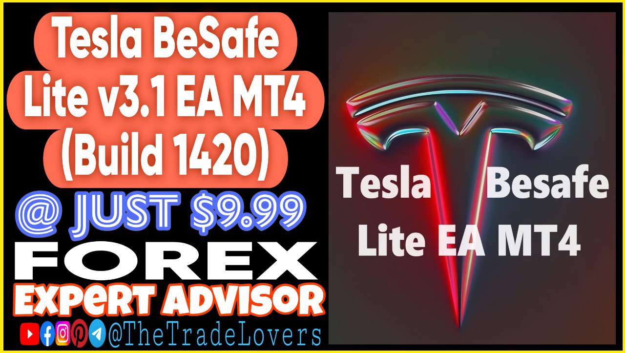 Tesla Besafe Lite EA MT4 (Works on Build 1420) | Forex Robot | MT4 Expert Advisor - Payhip