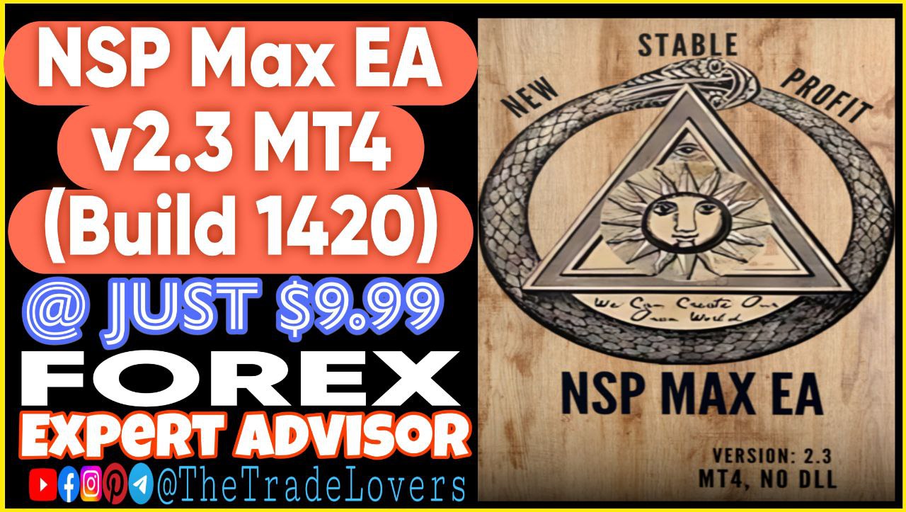 NSP Max V2.3 EA MT4 (Works on Build 1420) | Forex Robot | MT4 Expert Advisor - Payhip