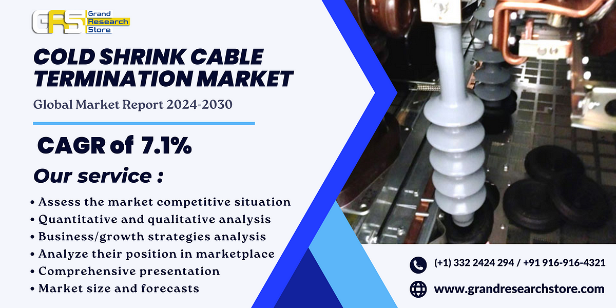 Cold Shrink Cable Termination Market, Global Outlook and Forecast 2024–2030 | by Naikdipti | Aug, 2024 | Medium