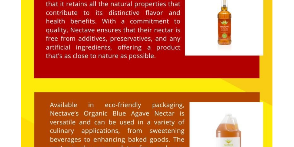 Organic Blue Agave Nectar by Committed Freight Company - Infogram