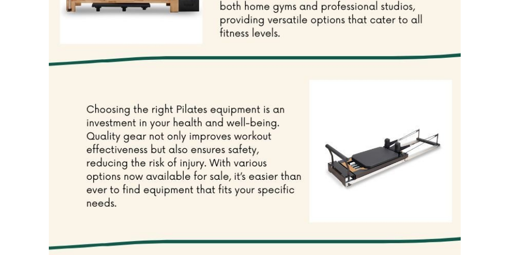 Pilates Equipment For Sale by Pilates Equipment Fitness - Infogram