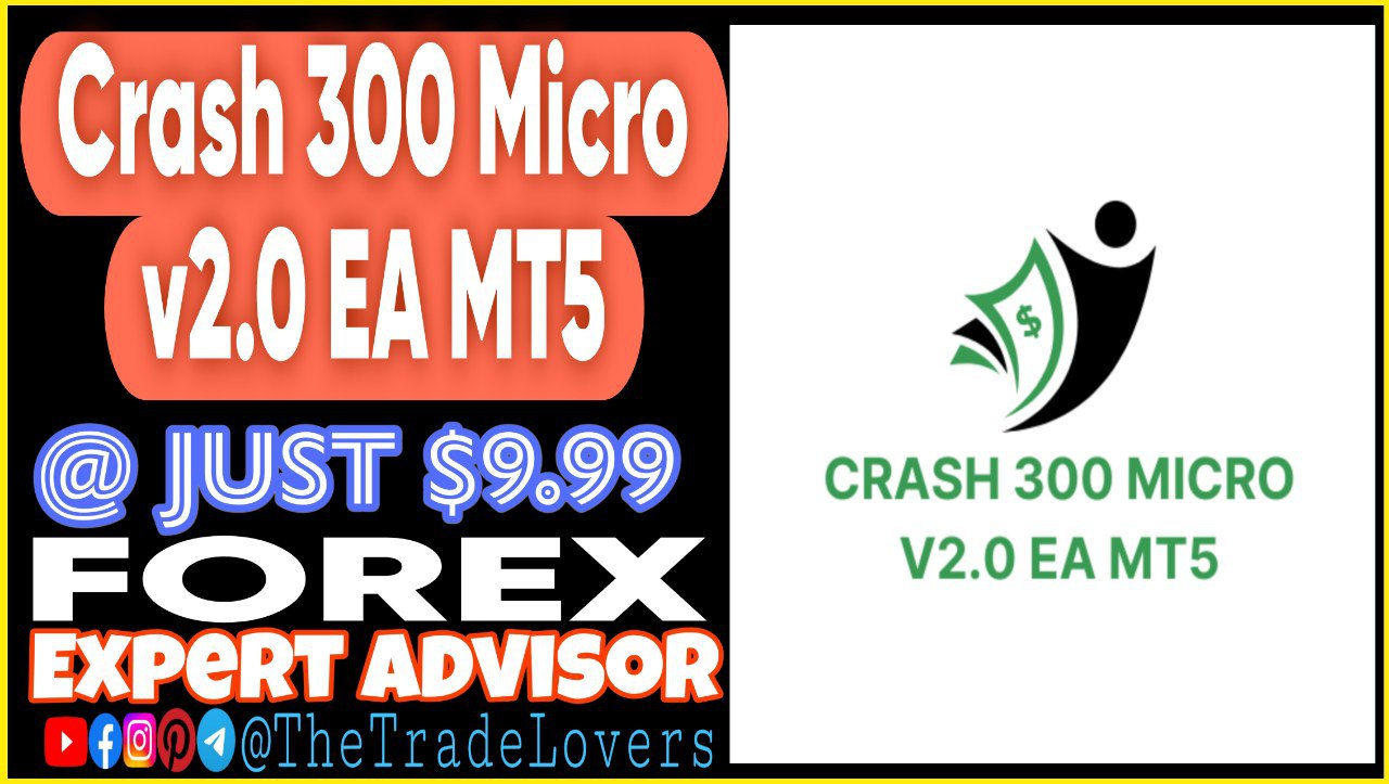 CRASH 300 MICRO V2.0 EA MT5 (Works on Build 1420) | Forex Robot | MT5 Expert Advisor - Payhip