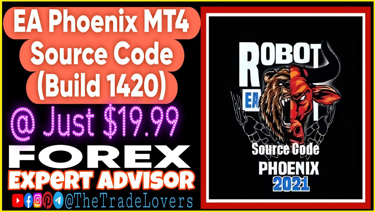 EA Phoenix MT4 Source Code MQ4 (Works on Build 1420) | Forex Robot | MT4 Expert Advisor - Payhip