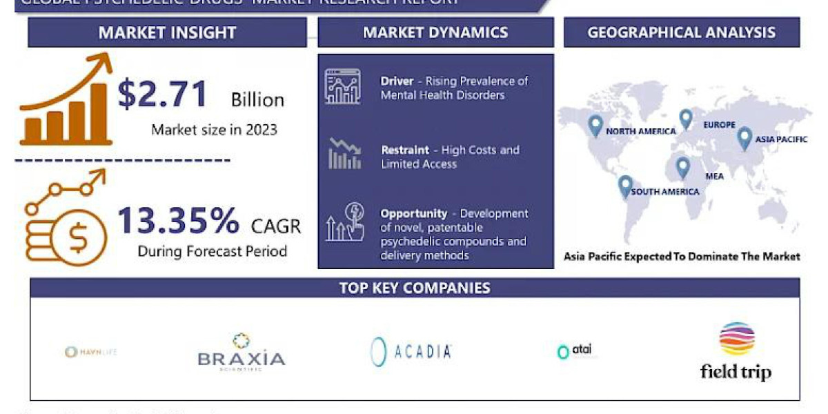 Psychedelic Drugs Market Analysis By Major Manufacturers and Competitive landscape 2024-2032