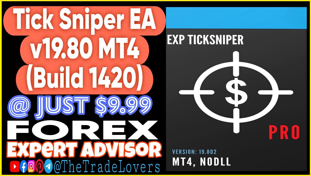 Exp TickSniper Pro EA V19.802 (Works on Build 1420) | Forex Robot | MT4 Expert Advisor - Payhip