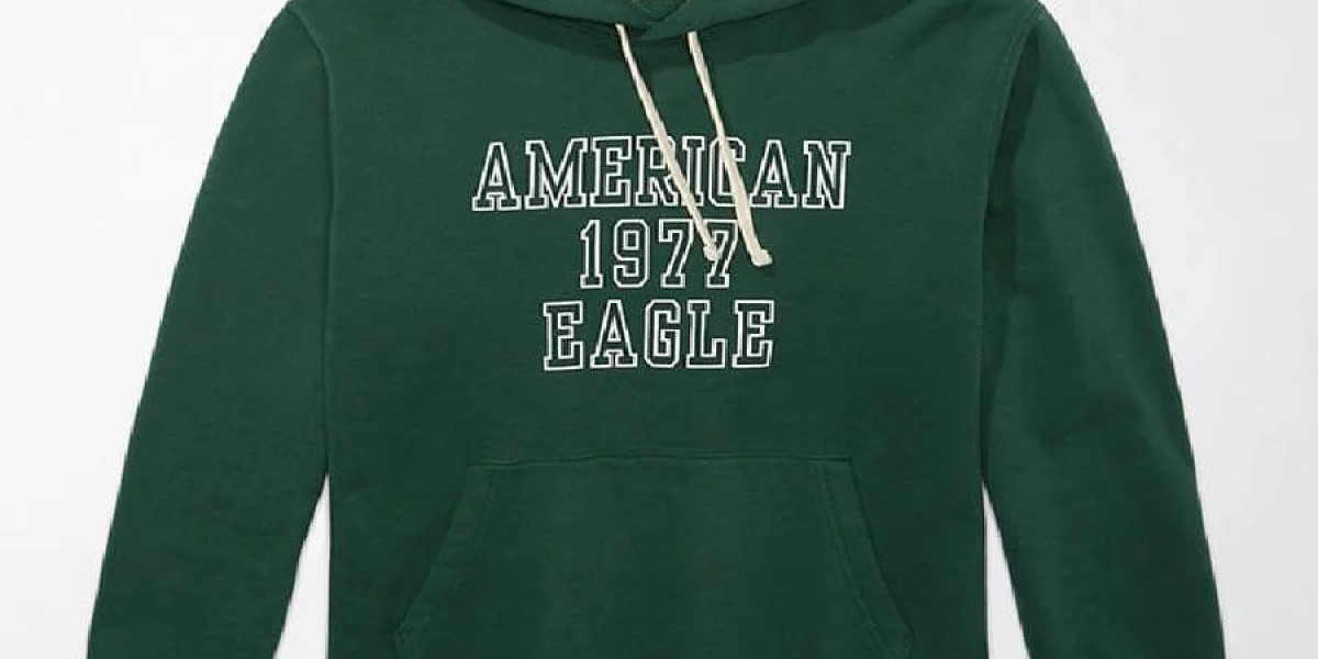 Patriotic Red, White, and Blue American 1977 Eagle Y2K Hoodie