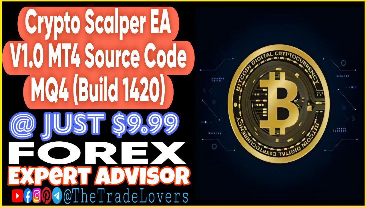 Crypto Scalper EA (Souce Code) MQ4 (Works on Build 1420) | Forex Robot | MT4 Expert Advisor - Payhip