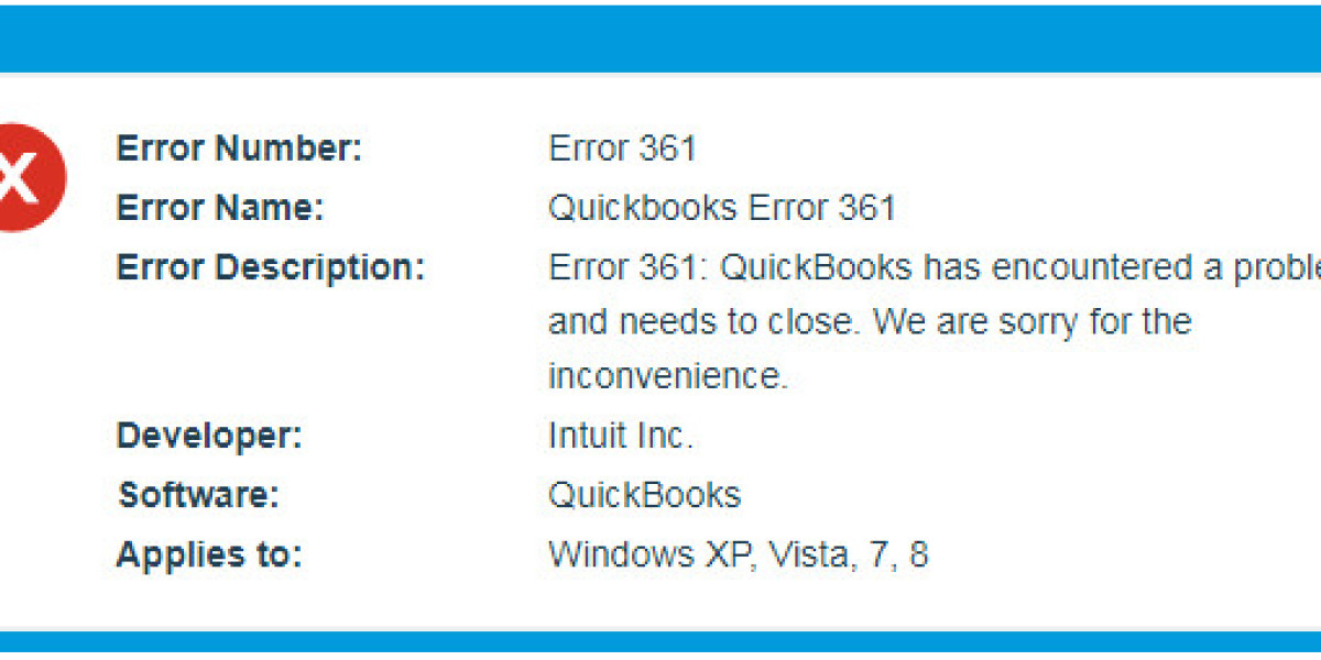 Troubleshooting QuickBooks Error 361