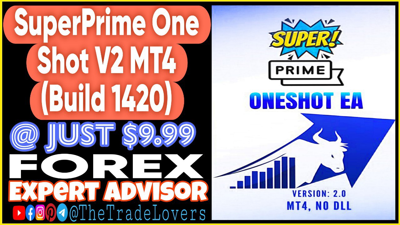 SuperPrime OneShot V2 EA (Works on Build 1420) | Forex Robot | MT4 Expert Advisor - Payhip