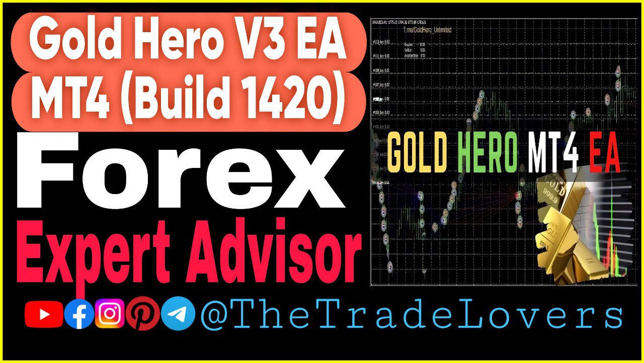 Gold Hero EA V3 MT4 With Sets (Works on Build 1420) | Forex Robot | MT4 Expert Advisor - Payhip