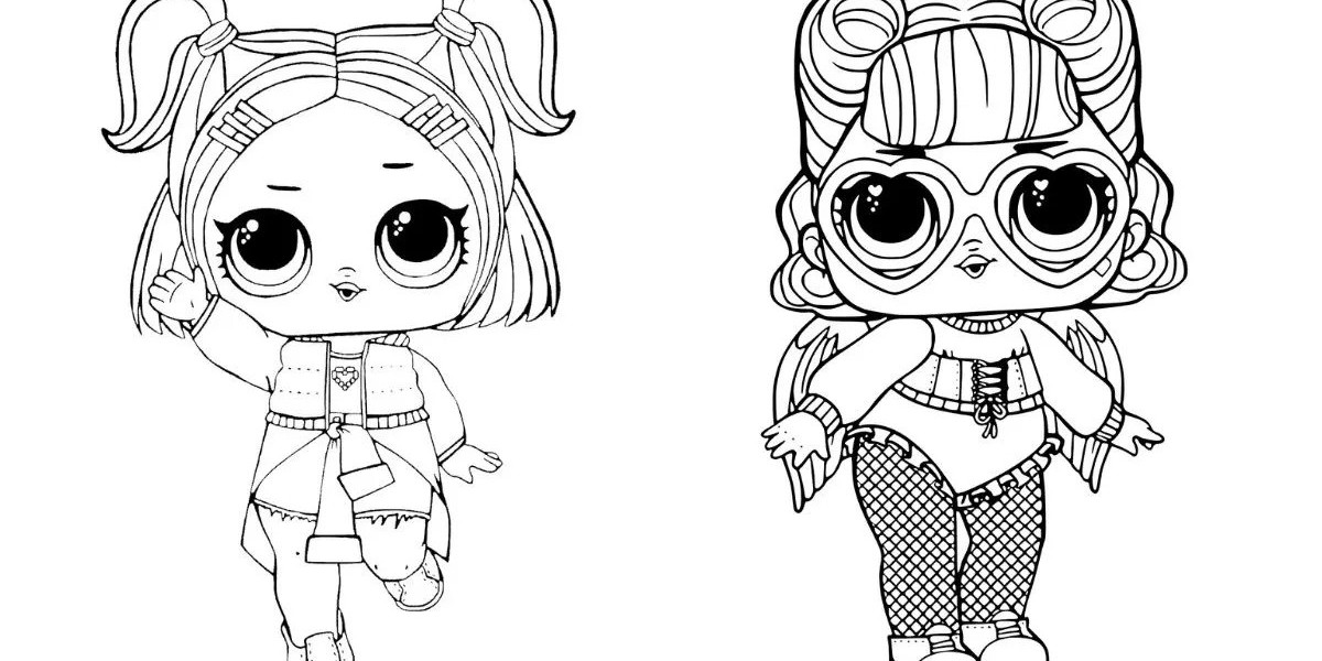 Coloriage Poupée LOL : Amusez-vous avec des Dessins Magiques sur ColoriageVIP !