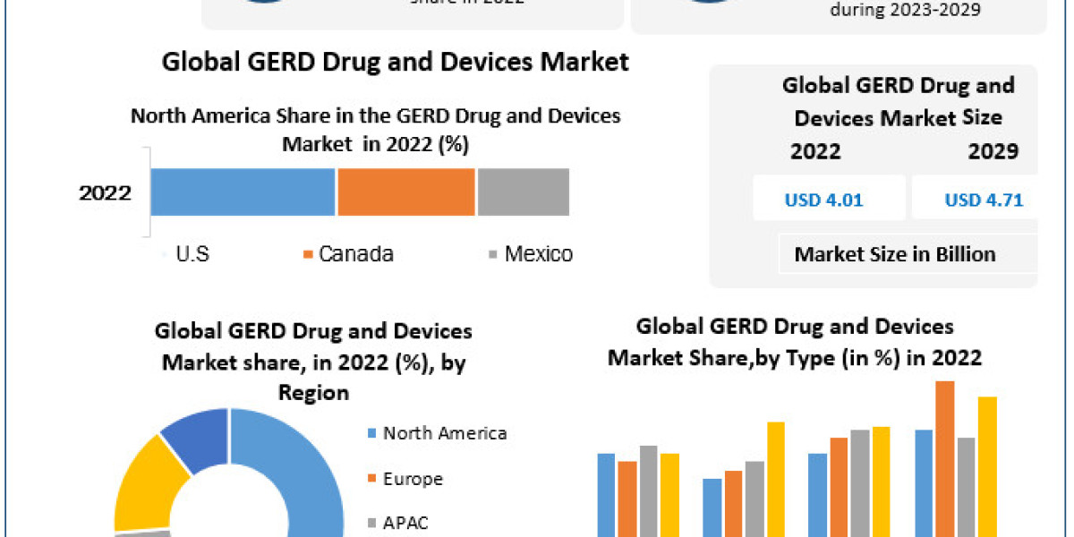 GERD Drug and Devices Market Size to Grow at a CAGR of 2.3% from 2022 to 2029