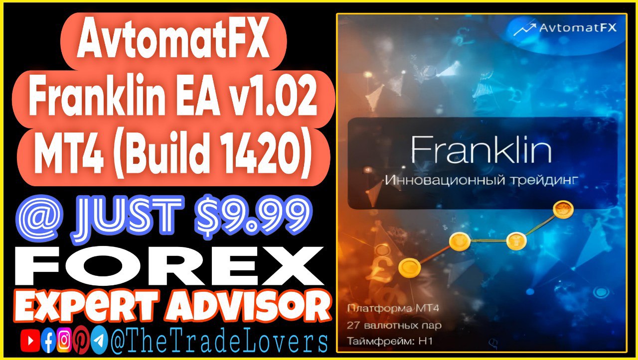 AvtomatFX Franklin EA v1.02 With Sets (Works on Build 1420) | Forex Robot | MT4 Expert Advisor - Payhip