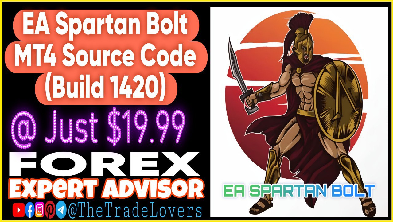 EA Spartan Bolt MT4 Source Code MQ4 (Works on Build 1420) | Forex Robot | MT4 Expert Advisor - Payhip