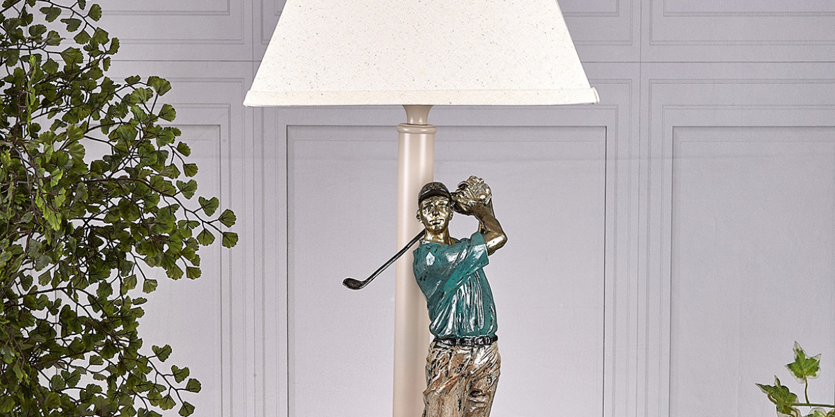 Illuminate Your Passion for Golf with the Golfer Table Lamp from Naples Lamp Factory