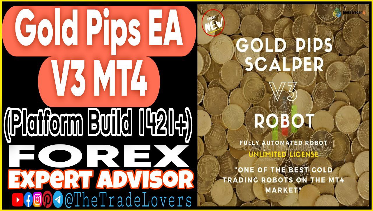 Gold Pips EA v3 MT4 (Works on Build 1421 ) | Forex Robot | MT4 Expert Advisor - Payhip