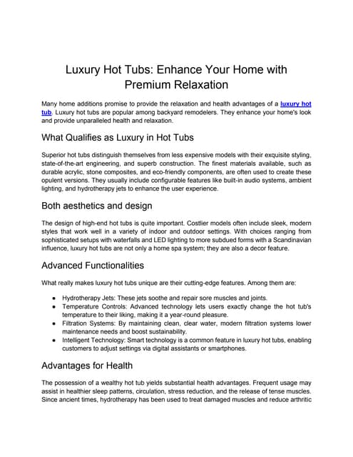 Luxury Hot Tubs_ Enhance Your Home with Premium Relaxation.pdf