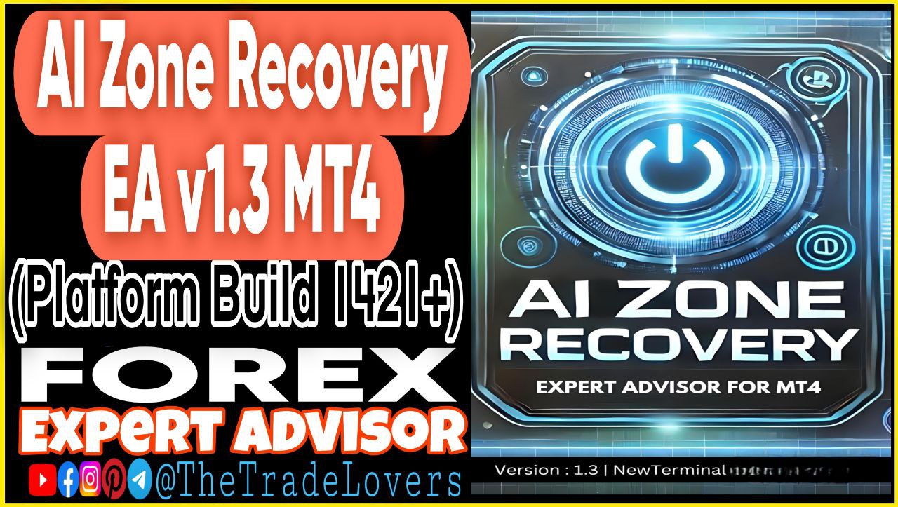 AI Zone Recovery EA V1.3 MT4 (Works on Build 1421 ) | Forex Robot | MT4 Expert Advisor - Payhip