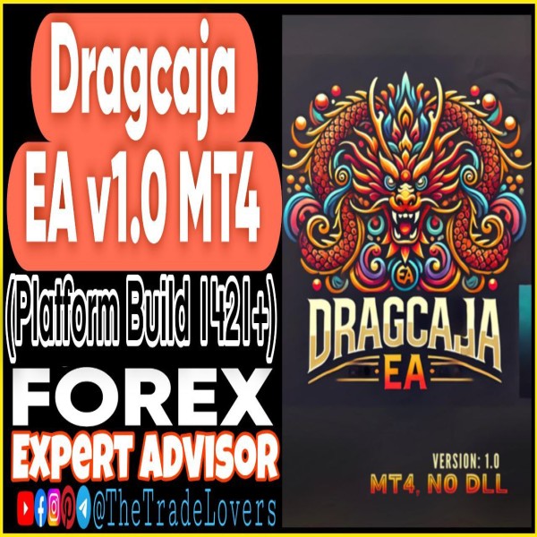 Dragcaja EA V1.0 MT4 (Works on Build 1421+) | Forex Robot | MT4 Expert Advisor - The Trade Lovers