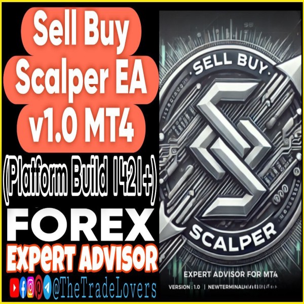 Sell Buy Scalper EA V1.0 MT4 (Works on Build 1421+) | Forex Robot | MT4 Expert Advisor - The Trade Lovers