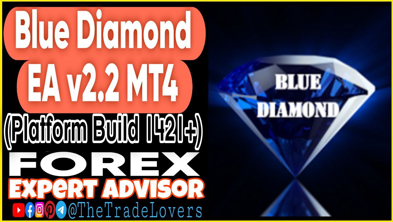 Blue Diamond EA V2.2 MT4 (Works on Build 1421 ) | Forex Robot | MT4 Expert Advisor - Payhip